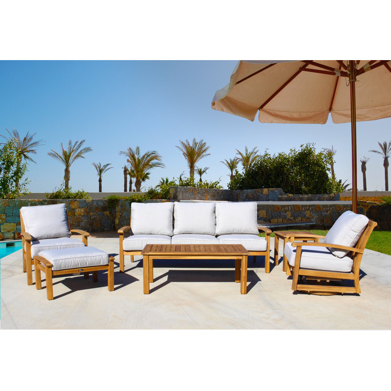 Chancy Square Teak Outdoor Side Table , 20'' in. W 20'' in. D
