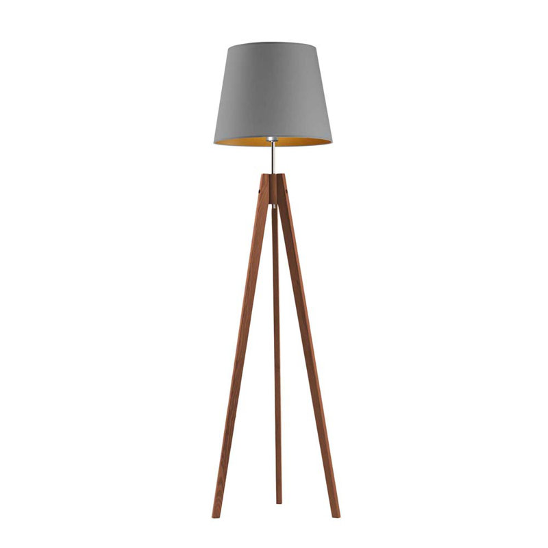 Bert 149cm Tripod Floor Lamp, Grey, Brown