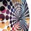 Horloge murale abstraite Celestial Concealment Ripple-101236365