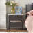 Lebel 19.8'' W Particle Board / Chipboard Nightstand