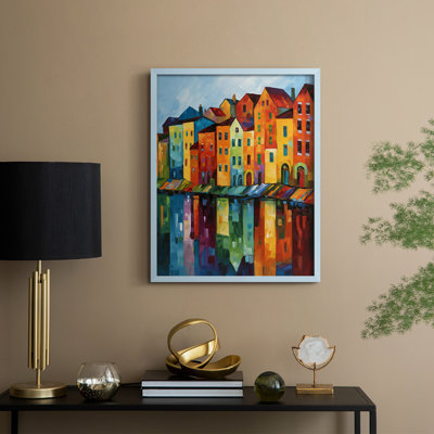 «LANDSCAPES Series CCL XXXV», reproduction encadrée - bois massif