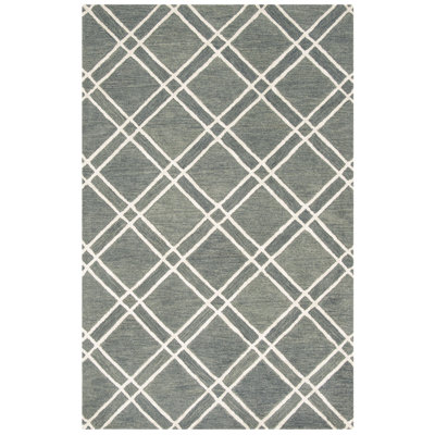 Milroy Hand Tufted Wool Geometric Rug