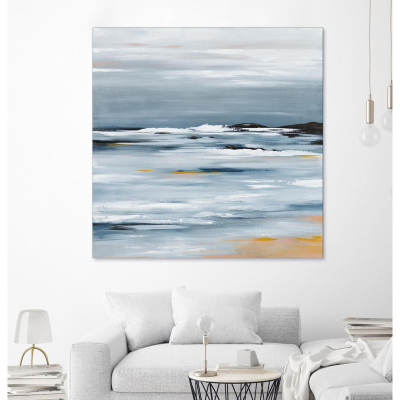 «From the bay» sur toile, H 72 po x l 72 po x P 1,5 po