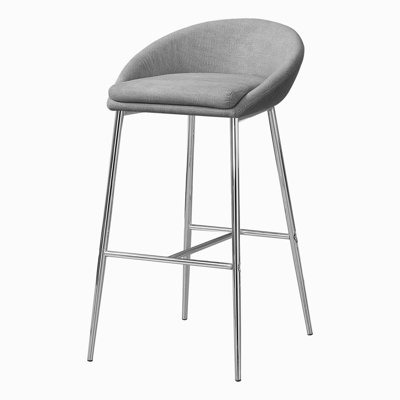 Tabouret de bar moderne en métal Hollandale (ensemble de 2)