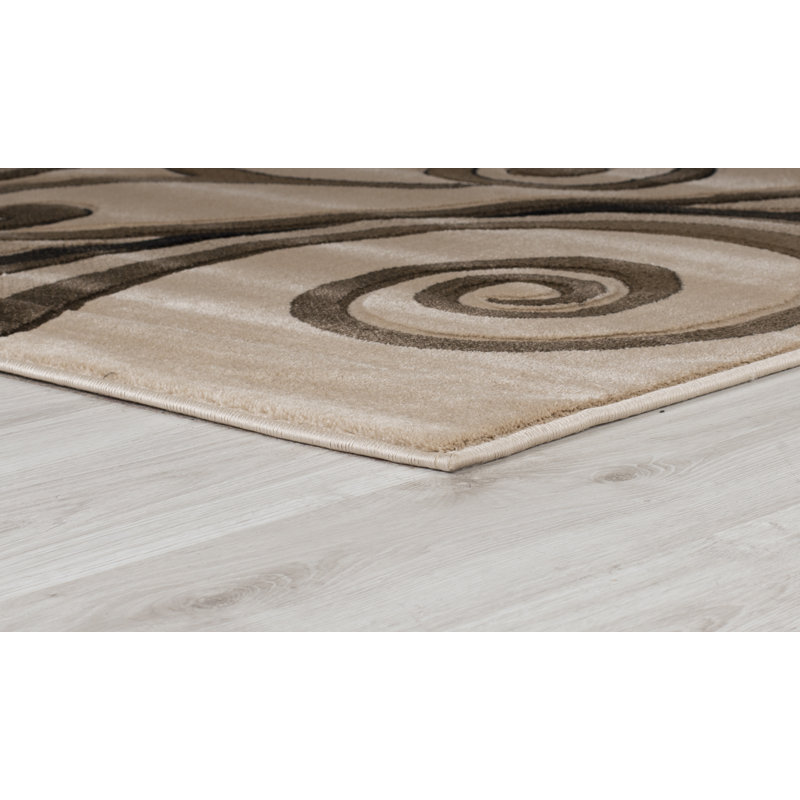 Tapis beige Adonia, Rectangle 2 pi 1 po x 3 pi 3 po