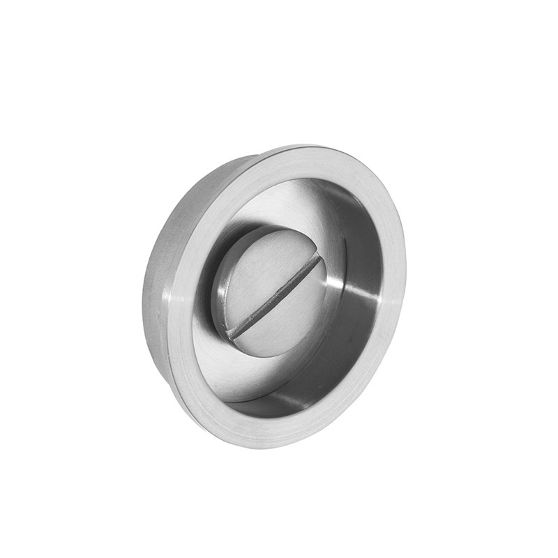 Aries Internal Flush Pull Handle, Satin Chrome