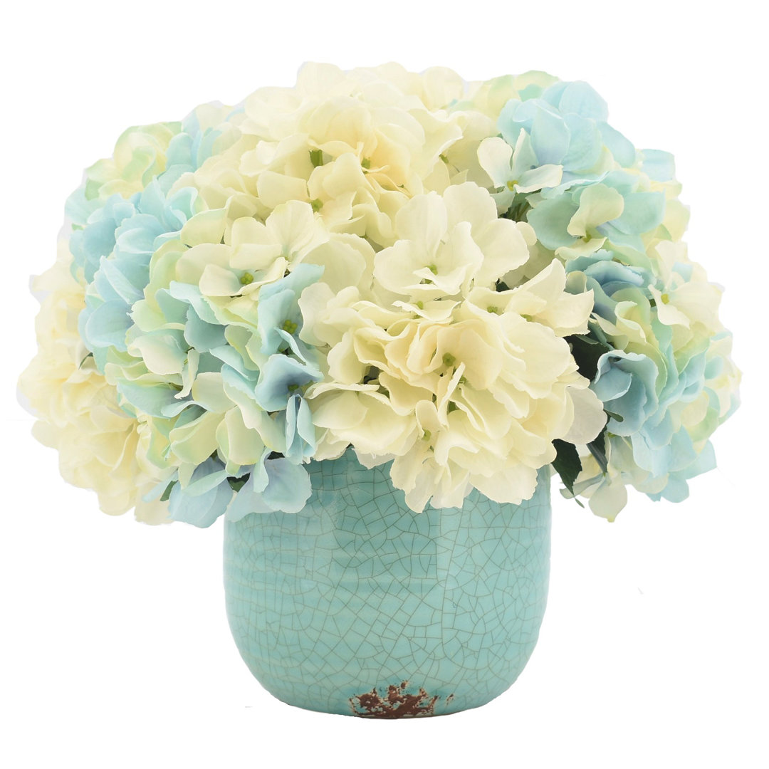 Hydrangea Arrangement in Pot Rosecliff Heights