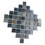 Hudson Tangier Atlantis 12-3/8" x 12-3/8" Porcelain Mosaic Tile