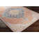 Enciso Oriental Indoor/Outdoor Area Rug in Orange