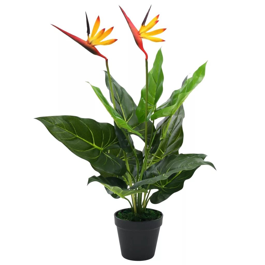 Tisch-Kunstpflanze Strelitzia Reginae (Paradiesvogelblume) im Topf