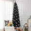 Arbre de Noël 8 pi, sapin de Noël artificiel non éclairé avec branches réalistes, sapin de Noël avec 1168 pointes-704354975