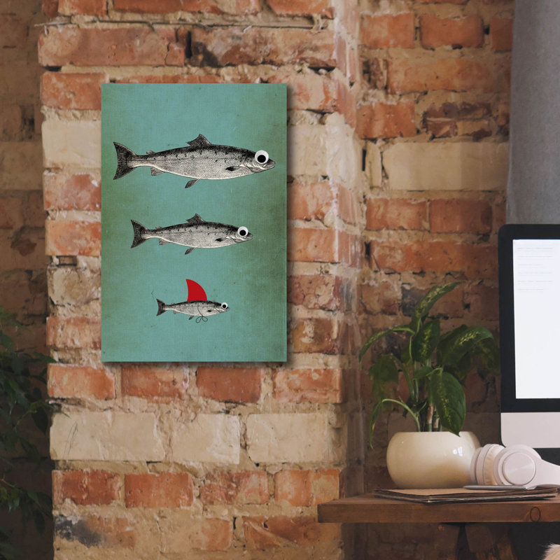 'Surviving' by Elo Marc, Canvas Wall Art, 18" H x 12" W x 0.75" D