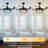 42" Ceiling Fan With Led Light Kits And Remote Control, Blooth Speaker, Multi-Colors Changing, 3 Speeds, Timer