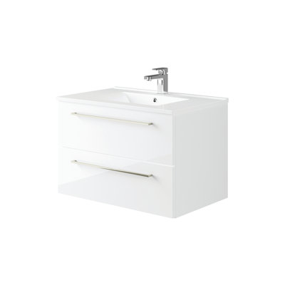 750mm Wall Hung Single Vanity Unit