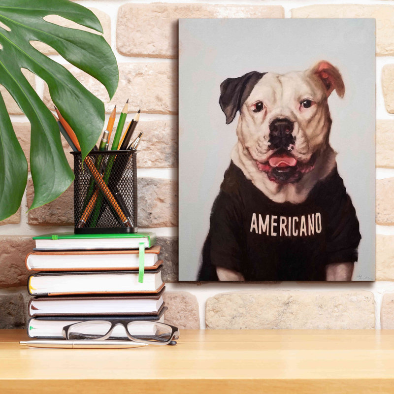 'Americano' by Lucia Heffernan, Canvas Wall Art, 16" H x 12" W x 0.75" D