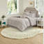 Elegant Embroidered 8-piece Bedding Set, Soft Polyester, Transitional Style For Home