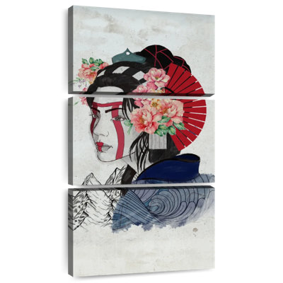 Portrait de femme Geisha