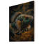 Poisson tropical bleu dans les tons de bleu et orange V - Décoration murale poisson animal-87344294-88040017