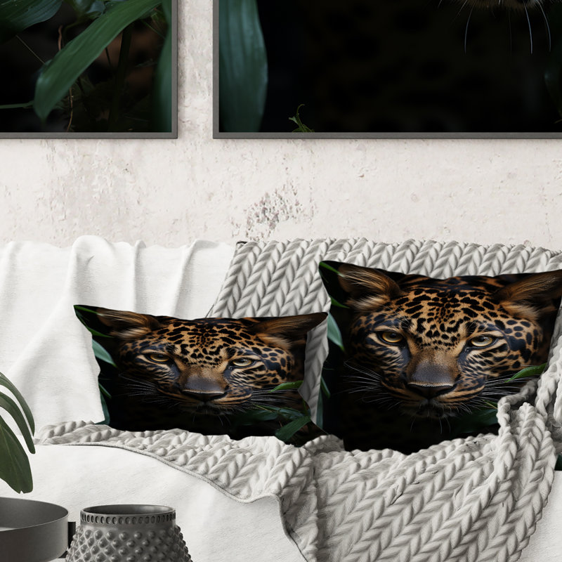 Coussin Leopard Silent Stalk I - Leopard