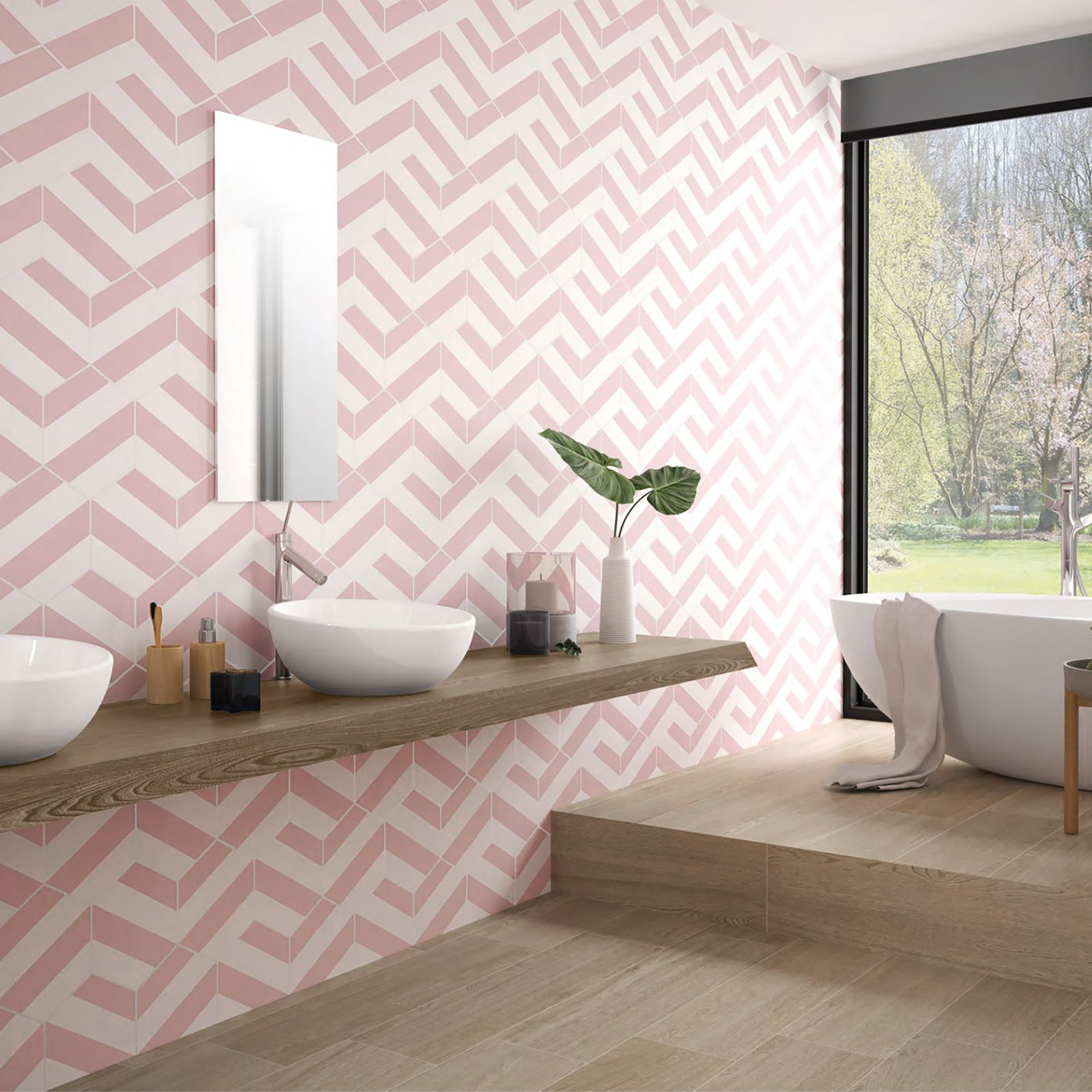 Porto Capri Hex 8.63" X 9.88" Porcelain Geometric Floor and Wall Tile