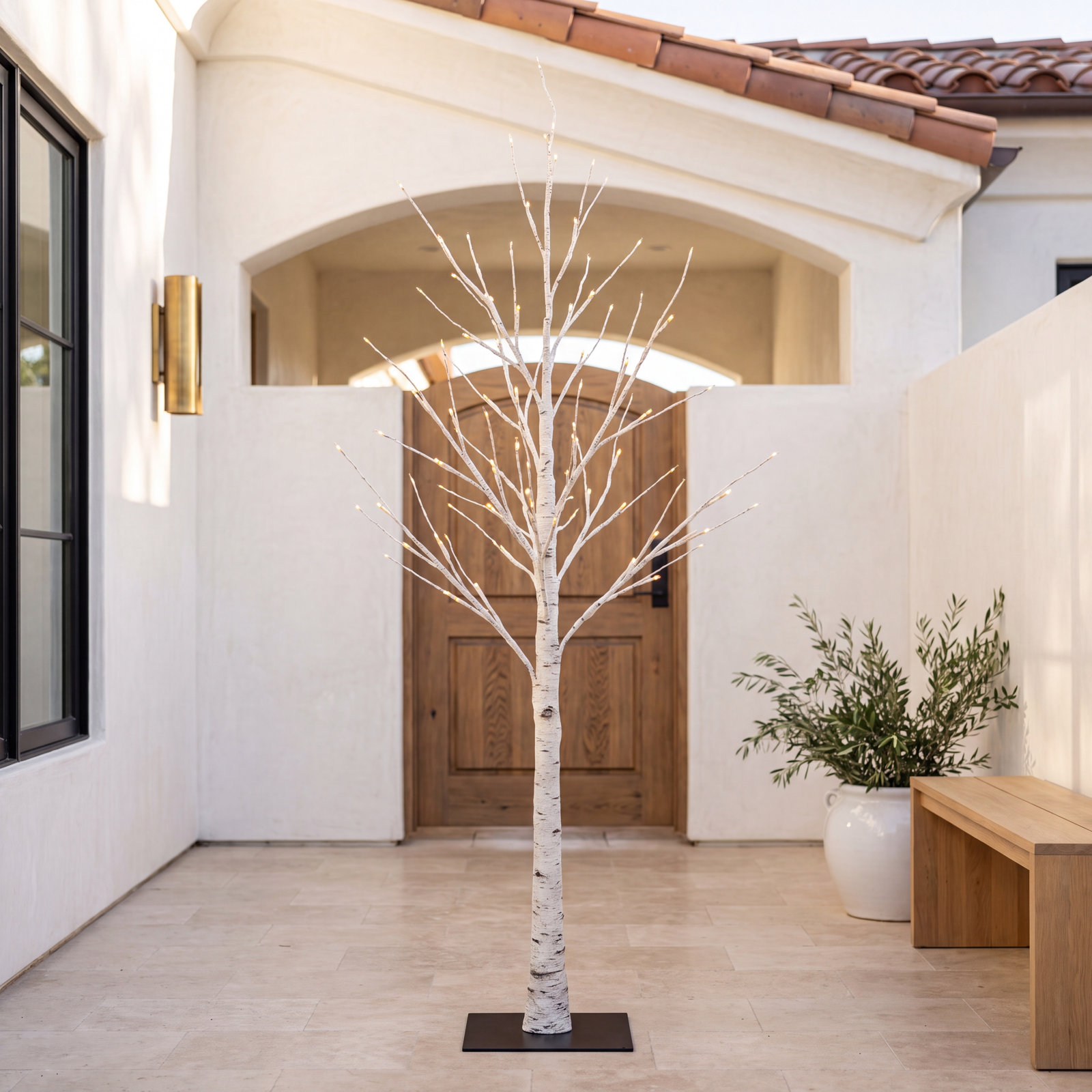 4' Pre-Lit Tree with Micro LED Lights, 4' H