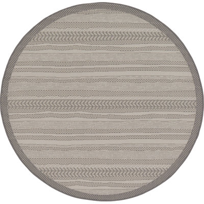 McLellen Striped Indoor / Outdoor Rug