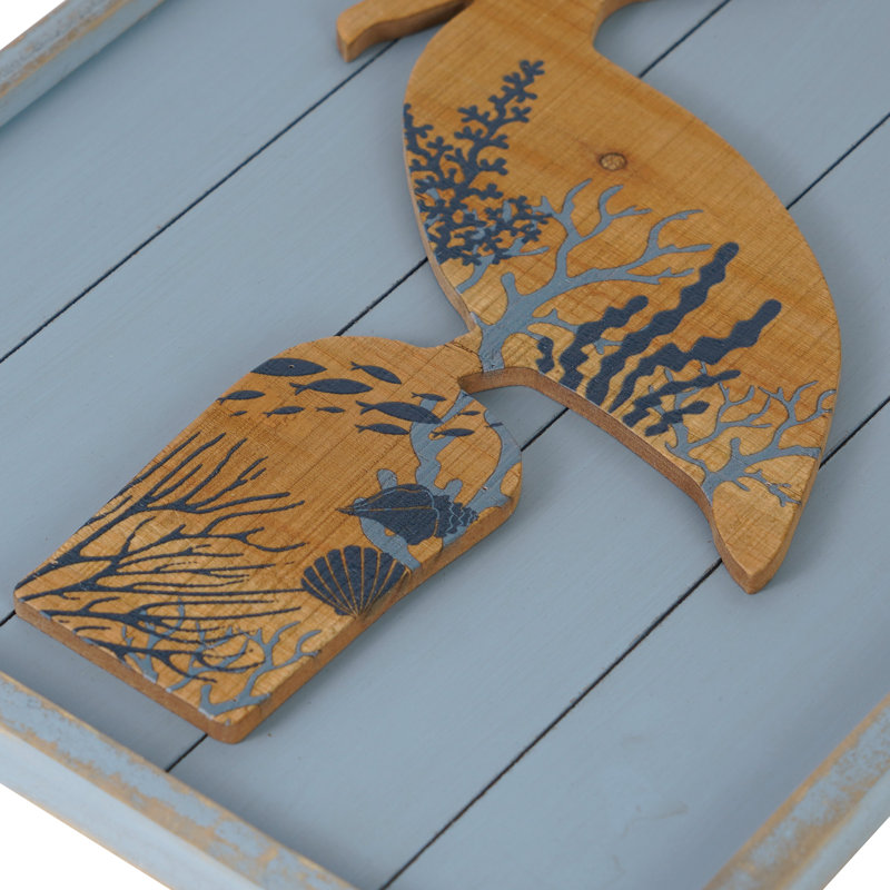 Rustic Pelican On Post Wood Wall Decor
