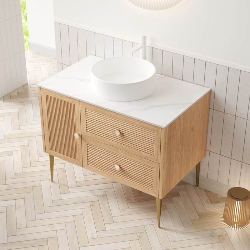 Meuble-lavabo simple 36 po avec comptoir