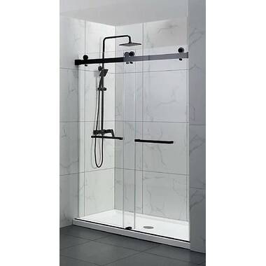 HT-2 Frameless Single Sliding Shower Door