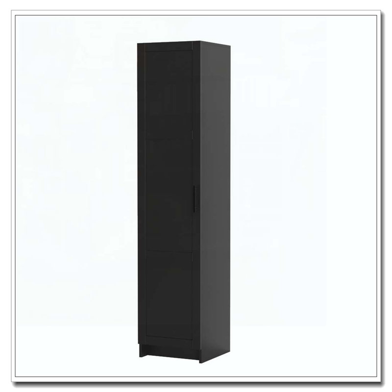 Armoire de rangement haute et étroite, Blanc