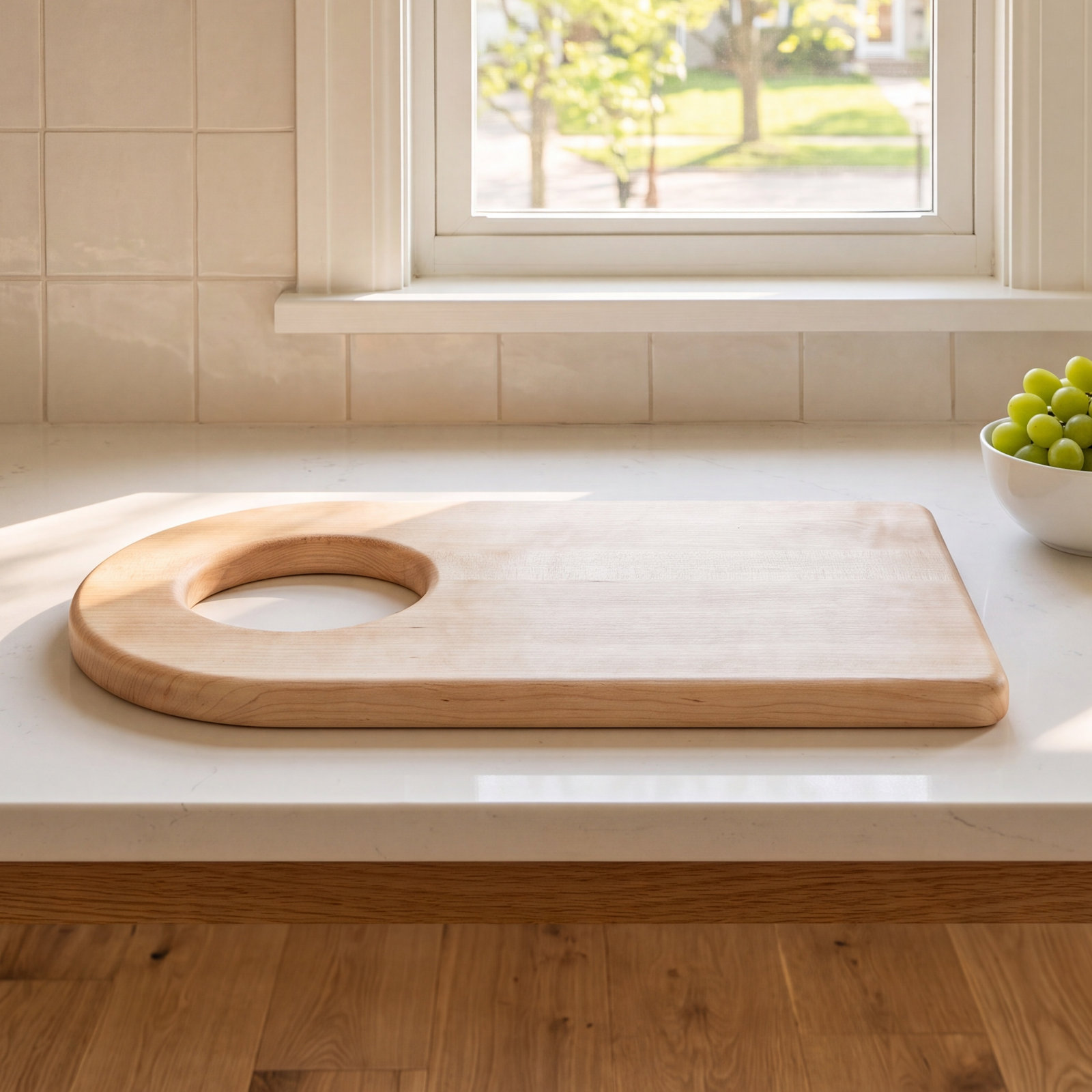 Simple Arch Small Cutting Board, 15" x 8" 