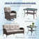Mallku Wicker 4 - Person Patio Conversation Sets with Cushions