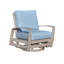 Chaise berçante pivotante avec coussins courtyard Shoaf