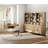 2 - Piece Office Set, 56" Executive Desk, Bookcases With 5 Drawers And 2 Doors-1922312898