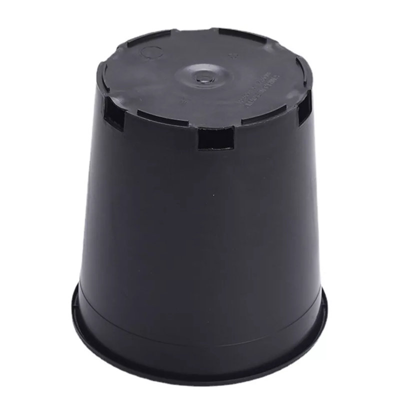 Pot de fleurs en plastique de 1 gallon, 10, H 11,4 po x l 11,6 po x P 11,6 po