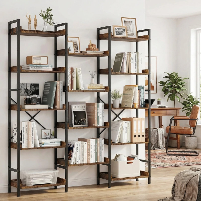140cm H x 158cm W Metal Bookcase