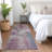 Machine Washable Indoor/Outdoor Christain ACN1357 Lavender Rug-109532859