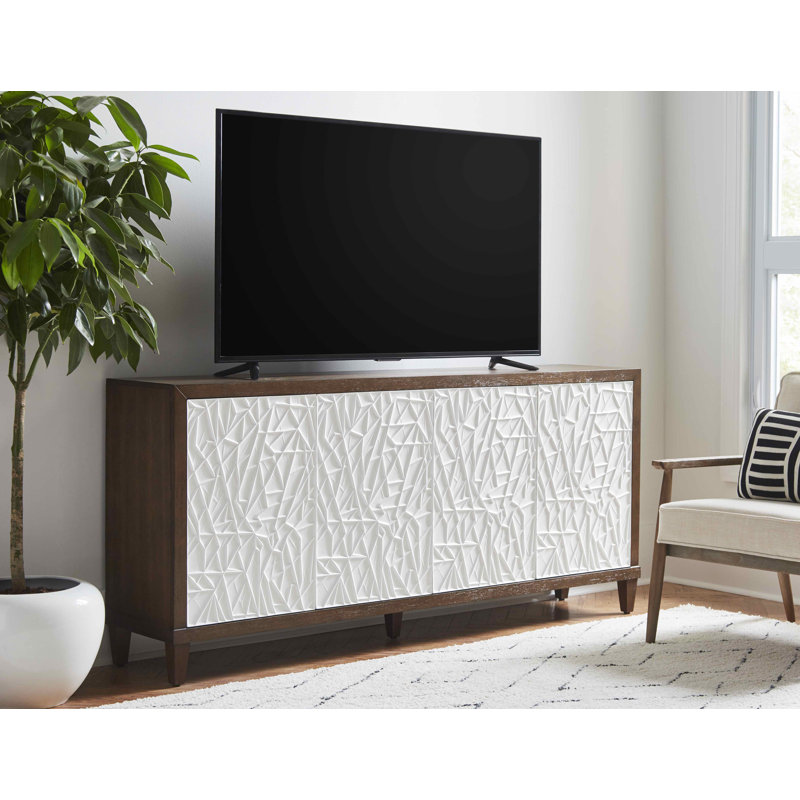 Jisell 80'' Console Table, Brown