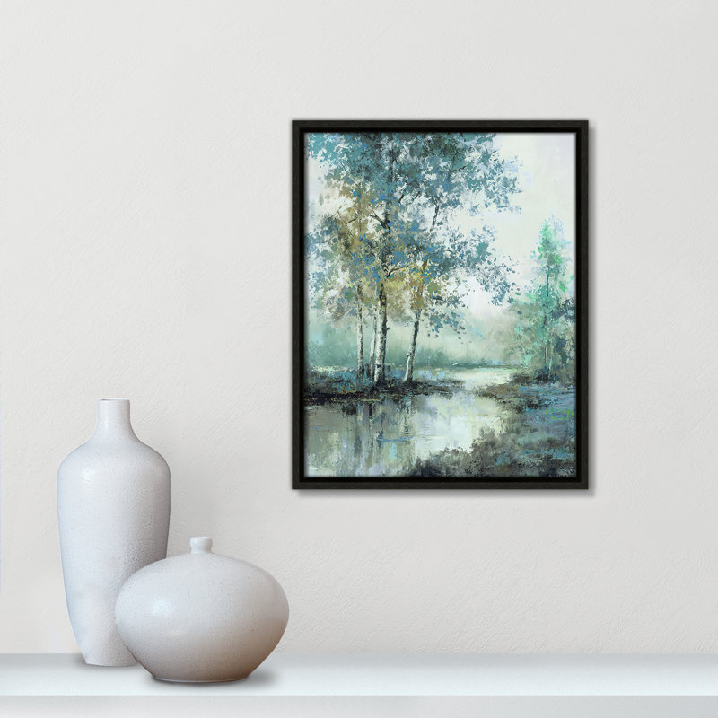 «Spring's Grace II» par T.C. Chiu, Espresso, H 15,5 po x l 12,5 po