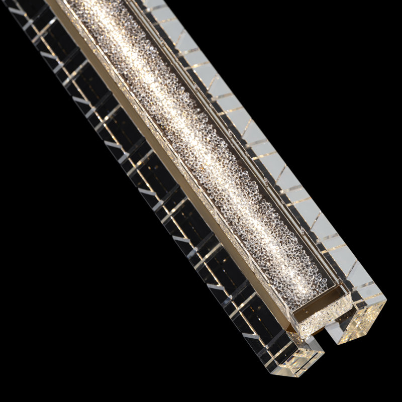 Abode 1 - Light LED Pendant, Aged Brass