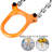 Drum Lifter 2000 lbs Capacity Orange 55 Gallon Drum Clamp Lifting Chain