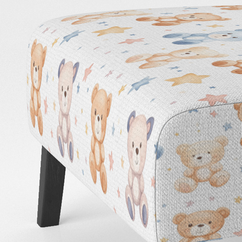 Chaise rembourrée Kids - Teddy Bears, Pantoufle sans accoudoirs