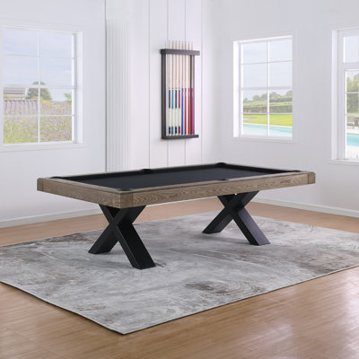 Table de billard en ardoise 8 pi Texas II avec pieds en acier