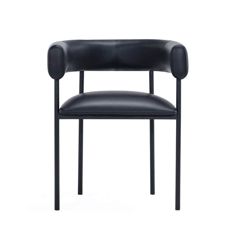 Chaise de salle à manger Onda, Noir