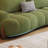 Green Polyester Modular Sofa