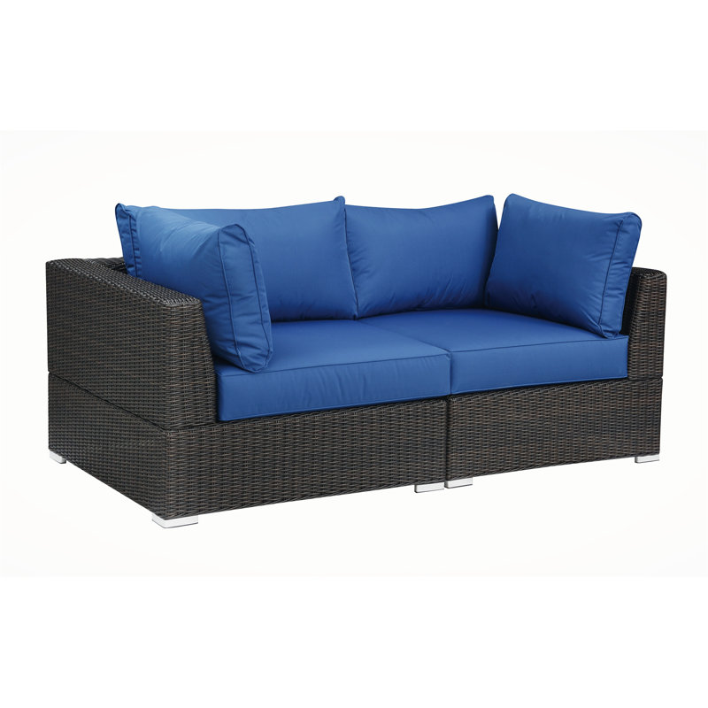Largeur de 72 po Daryn, Bleu