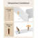 Yadira Bookcase 108cm H x 100cm W Anti-Tipping Cube Bookcase With 3 Height-Adjustable Shelves