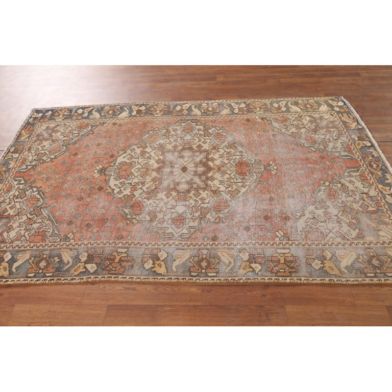 Tapis en laine vieilli 4 x 7