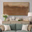Impression d'art sur toile encadrée, "Warm Brown Minimalist Horizon Landscape"-125011863-125011865