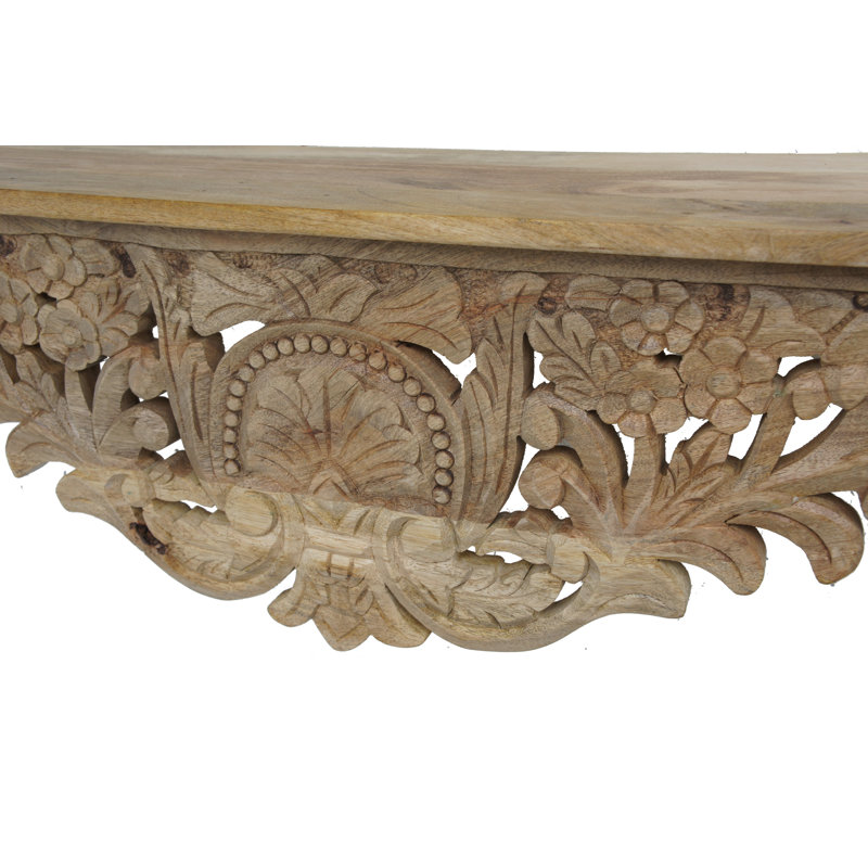 Bauza Mango Solid Wood Floating Shelf